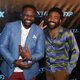 Brian Tyree Henry and Donald Glover attend the Atlanta season 2 premiere in Atlanta on Feb. 26, 2018.